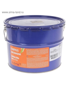 Эмаль «Эконом. ПФ – 115», цвет чёрный, 10 кг Empils