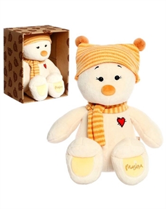 Мягкая игрушка «Медведь Masha» в шапке, 30 см Kult of toys