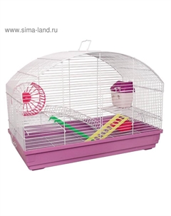 Клетка для мелких животных, эмаль, 58×32×41 см, микс цветов Triol