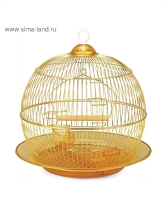 Клетка для птиц, 35×33 см, золото Triol