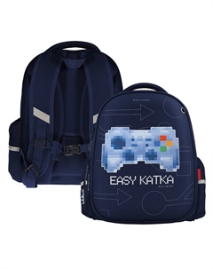 Рюкзак каркасный, 38 х 30 х 20 см, Bruno Visconti 12-001, + пенал "EASY KATKA" Brunovisconti