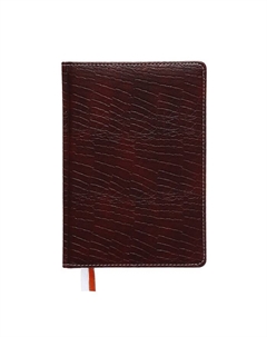 Ежедневник недатированный A5, 160 листов, .Croco, твёрдая обложка из искусственной кожи с поролоном, ляссе, блок 70 г/м2, коричневый Attomex