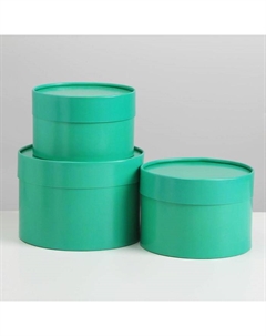 Набор коробок 3 в 1 морская волна, упаковка подарочная, 16 х 16 х 10 - 13 х 13 х 8.5 см Дарите счастье