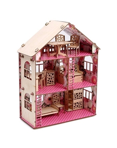 Конструктор «Домик для кукол с мебелью» Polly