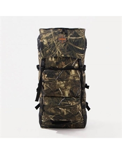 Рюкзак туристический, 80 л, отдел на молнии, 3 наружных кармана,, цвет хаки Huntsman