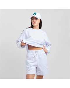 Костюм женский (толстовка и шорты), размер 48-50, белый Mist