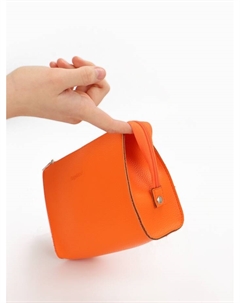 Косметичка простая на молнии, оранжевая Bagsland