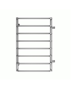 Полотенцесушитель водяной TERMINUS «Стандарт» П8, 500×800 мм, боковое подключение, хром Terminus