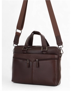 Сумка деловая мужская, 32×8×25 см, коричневая Fidelio largo