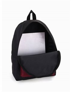 Спортивный рюкзак, с карманом, размер 28×11×39 см, чёрный/бордовый Textura