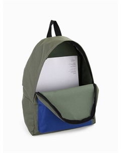 Рюкзак спортивный на молнии, с карманом, размер 28×11×39 см, хаки/синий Textura