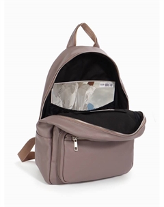 Рюкзак женский городской на молнии, с карманом, размер 29×14×38 см, серый Textura