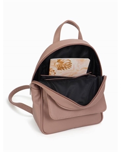 Рюкзак-мини женский, на молнии, размер 22×10×28 см, пудровый Textura