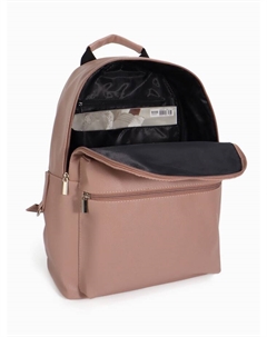 Рюкзак городской на молнии, с карманом, размер 30×17×42 см, бежевый Textura