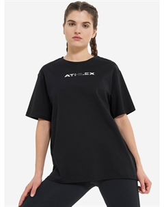 Футболка женская оверсайз, Черный Athlex