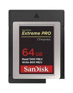 Карта памяти Extreme Pro SDCFE-064G-GN4NN CFexpress Type B 64GB Sandisk
