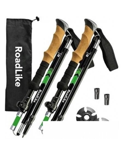 Палки для скандинавской ходьбы Compact 368219 (зеленый) Roadlike