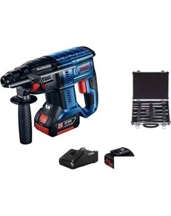 Перфоратор GBH 180-LI Professional 0615990M33 (с 2-мя АКБ 4 Ач, кейс, оснастка) Bosch