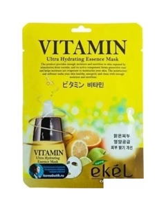 Маска для лица с витаминами тонизирующая 25 г Ekel