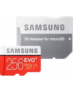 Карта памяти EVO+ microSDXC 256GB + адаптер [MB-MC256] Samsung