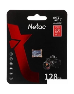 Карта памяти microSDXC P500 Ultra 128GB Netac