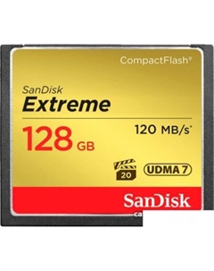 Карта памяти Extreme CompactFlash 128GB [SDCFXSB-128G-G46] Sandisk