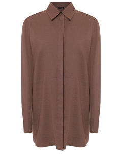 Рубашка изо льна и вискозы Kiton