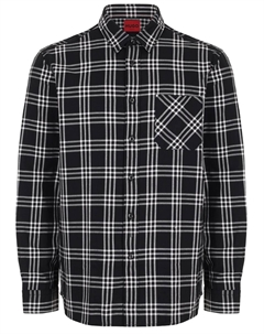 Рубашка Straight Fit хлопковая Hugo