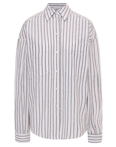 Рубашка изо льна и вискозы Ballantyne