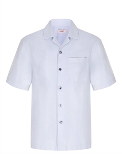 Рубашка из шелка и хлопка Agnona