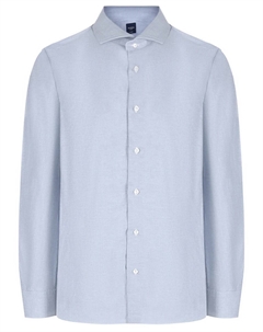 Рубашка из хлопка и льна Barba napoli