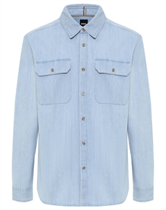 Рубашка Regular Fit хлопковая Boss