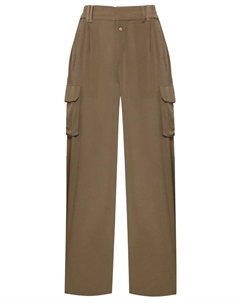 Брюки-карго шелковые Jacob lee