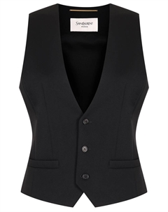 Жилет шерстяной Saint laurent