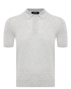 Поло из шелка и хлопка Gran sasso