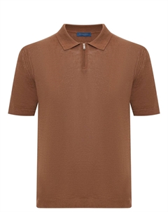 Поло изо льна и хлопка Daniele fiesoli