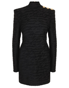 Платье из вискозы Balmain