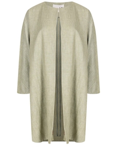 Пальто из шерсти и льна Manzoni 24