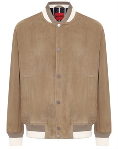 Бомбер замшевый Hugo