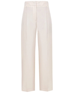 Брюки из вискозы и льна Vassa&co