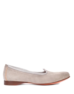 Лоферы замшевые Santoni