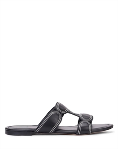 Шлепанцы кожаные Luna Di gaia