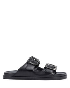 Шлепанцы кожаные Emanuela caruso capri