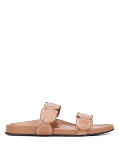 Шлепанцы кожаные Mia Di gaia