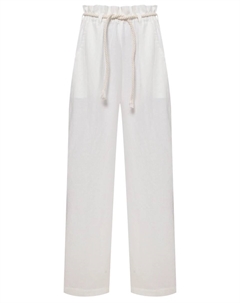 Брюки из хлопка и льна Ballantyne