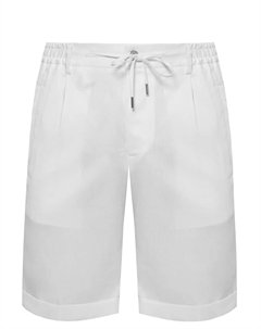 Шорты изо льна и шерсти Castangia