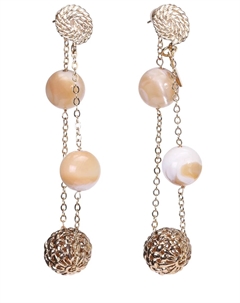 Серьги с перламутром Vien