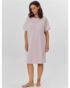 Сорочка ночная женская розовая с принтом Mark formelle