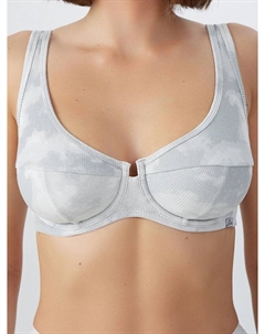 Бюстгальтер женский серый с эффектом тай-дай Mark formelle