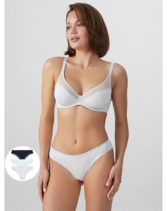 Трусы бразилиана женские в наборе, 3 шт Mark formelle